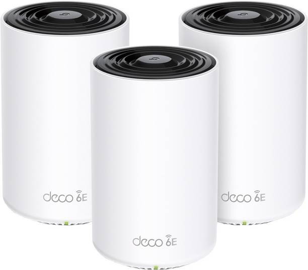 TP-Link Deco XE75 (3-Pack) AXE5400 Tri-Band Mesh Wi-Fi 6E System 5400 Mbps Mesh Router