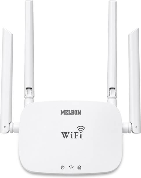 Melbon Wireless N300M Router. Router 2.4 GHz 300 Mbps Wifi Speed Single Band External Antenna Ethernet (Cable Broadband), Access Point Mode