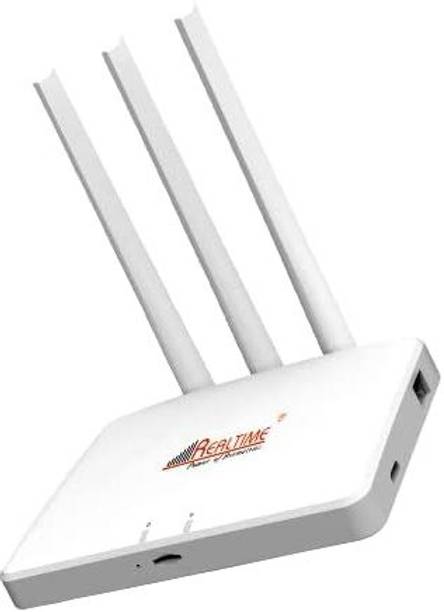 Realtime W-8 + (Plus) Wi-Fi 4G Router 2.4 GHz 300 Mbps Wifi Speed Tri Band External Antenna MiFi (Sim Based)