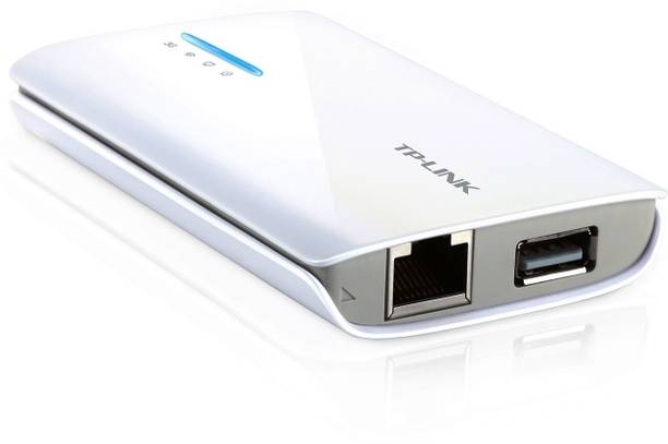Carecase TP-Link TL-MR3040 Mini Pocket 3G Wireless Router (White) 4G Router 2.4 GHz 150 Mbps Wifi Speed Dual Band Ethernet (Cable Broadband)