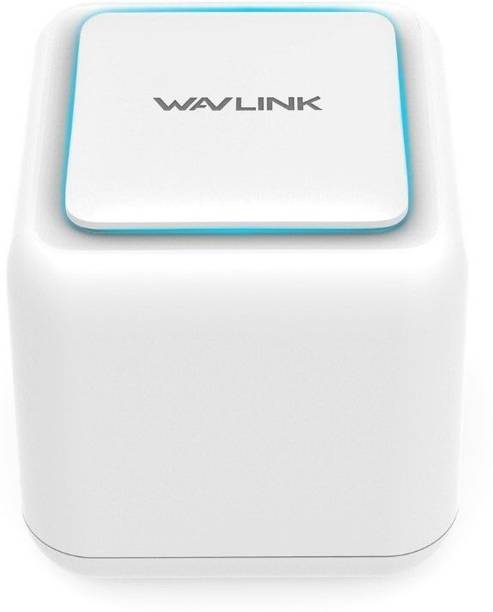 WAVLINK HALO BASE PRO X2 MU-MIMU Gigabit AC1200 Dual Band 5G Whole Home 1 OEM White Box Mesh Router 2.4 GHz 1200 Mbps Wifi Speed Dual Band Internal Antenna Access Point Mode, Ethernet (Cable Broadband)