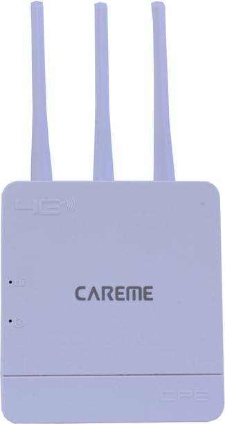 CareME CM-4G-303 PRO Wi-Fi 6 4G/5G Sim Supported Connect with WiFi Camera/Laptop 4G Router 2.4 GHz 300 Mbps Wifi Speed Single Band Internal & External Antenna MiFi (Sim Based)