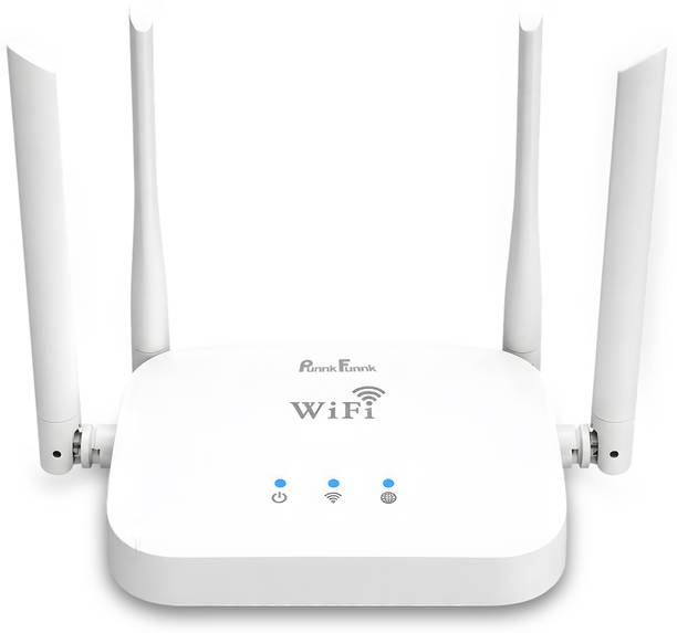 PunnkFunnk WT14 300 Mbps High speed WiFi Range Extender 2.4 GHz 300 Mbps Wifi Speed Dual Band External Antenna Access Point Mode