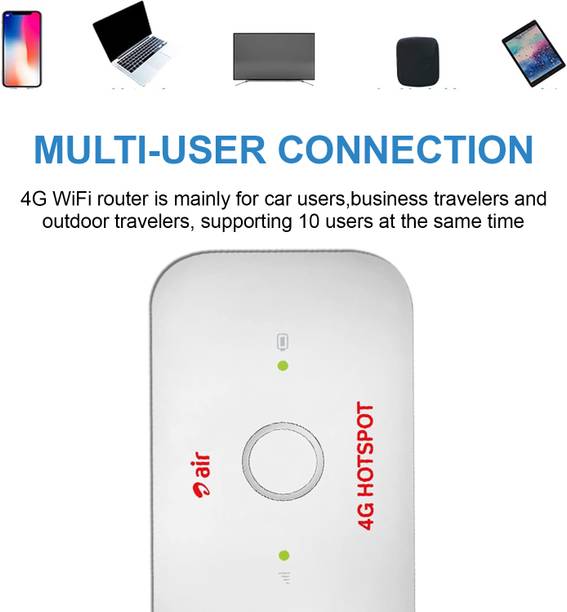 MARS Airtel 4G WiFi Dongle | 150Mbps Speed | Portable Hotspot for Multiple Devices 150 Mbps Data Card ,Calls not Supported