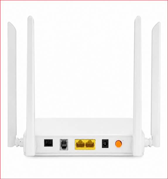 Syrotech WiFi Xpon ONT – S-XPON-2010-WDONTA 41 Wireless Router 2.4 GHz 1200 Mbps Wifi Speed Dual Band External Antenna Ethernet (Cable Broadband)