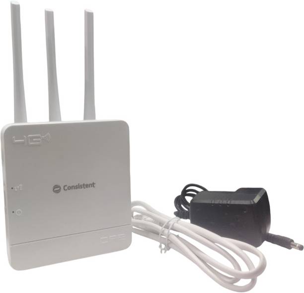 Consistent 4G Wifi Router 1 Year Warranty 4G Router 2.4 GHz 150 Mbps Wifi Speed Single Band External Antenna MiFi (Sim Based)