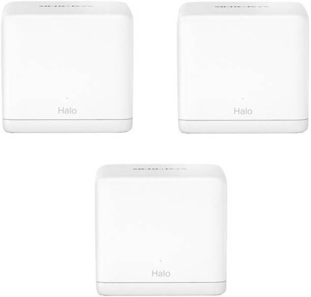 Mercusys Halo H30G(3-pack) Mesh Router 2.4 GHz, 5 GHz 1300 Mbps Wifi Speed Dual Band Internal Antenna Ethernet (Cable Broadband)