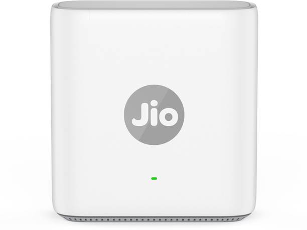 Jio JIDU6700 Mesh Router 2.4 GHz, 5 GHz 3000 Mbps Wifi Speed Dual Band Internal Antenna Ethernet (Cable Broadband)