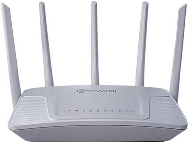 SYSMOBI Smart-E4 AX3000 Wireless Router Wireless Router 2.4 GHz, 5 GHz 2974 Mbps Wifi Speed Dual Band External Antenna Ethernet (Cable Broadband)