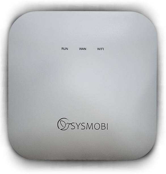 SYSMOBI Hertz-QC4 AX3000-Ceiling AP Wireless Router 2.4 GHz, 5 GHz 2976 Mbps Wifi Speed Dual Band Internal Antenna Ethernet (Cable Broadband)