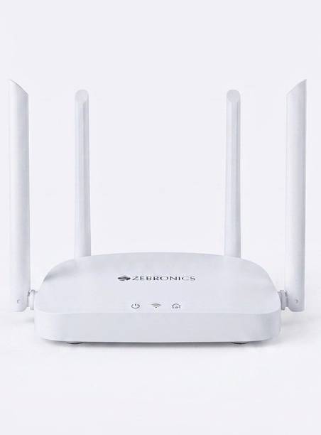 ZEBRONICS ZEB NETWIZ300A WiFi Range Extender 2.4 GHz 300 Mbps Wifi Speed Single Band Internal Antenna Access Point Mode