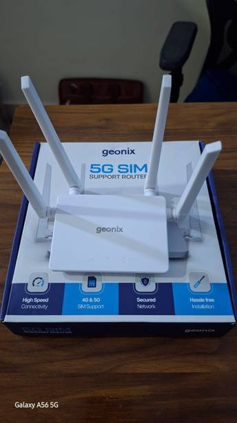 goenix GXWR4-5G Wireless Router 2.4 GHz 802.11 Mbps Wifi Speed Single Band External Antenna MiFi (Sim Based)