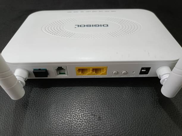 RASI INFOTECH DIGISOL XPON ONU DG-GR1321 Router 2.4 GHz 300 Mbps Wifi Speed Single Band External Antenna ADSL (Telephone), Both (Ethernet and ADSL), Ethernet (Cable Broadband)