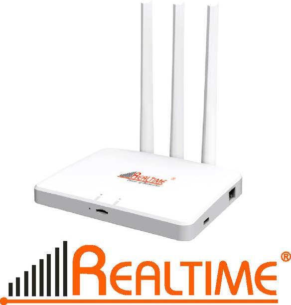 Realtime W8+ 4g Sim Based High Speed Best Router 2.4 GHz 100 Mbps Wifi Speed Single Band Internal & External Antenna MiFi (Sim Based)