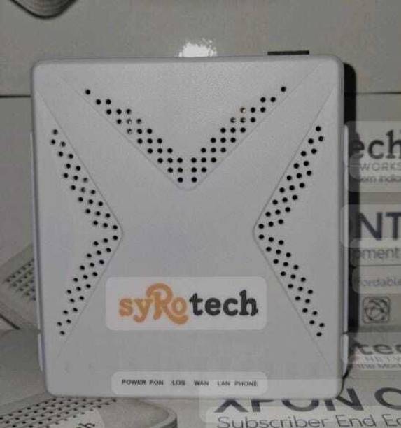 Syrotech SY-GPON-1010-DONT Router 2.4 GHz 300 Mbps Wifi Speed Single Band Internal Antenna Ethernet (Cable Broadband)