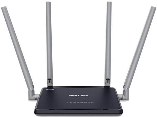 WAVLINK WL-WN529E4 4G SIM Card Slot N300 4G Wi-Fi Router 4*5dBi JIO SIM Not Supportable 4G Router 2.4 GHz 1200 Mbps Wifi Speed Single Band Internal & External Antenna MiFi (Sim Based)