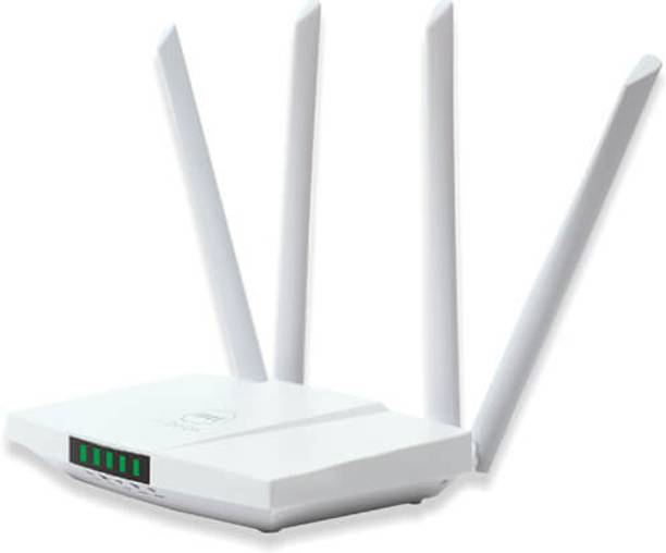 my wifi 4G LTE CPE WIFI ROUTER ALL SIM SUPPORTED WITH 4 EXTERNAL ANTENNA & NANO SIM 4G Router 2.4 GHz 300 Mbps Wifi Speed Dual Band Internal & External Antenna MiFi (Sim Based)