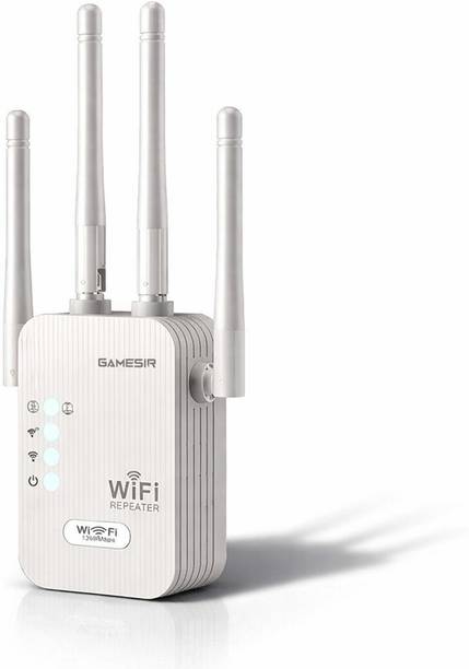 GameSir Wi-Fi. Extender Up to 300Mbps WiFi Repeaters WiFi Range Extender 2.4 GHz 300 Mbps Wifi Speed Dual Band External Antenna Ethernet (Cable Broadband)