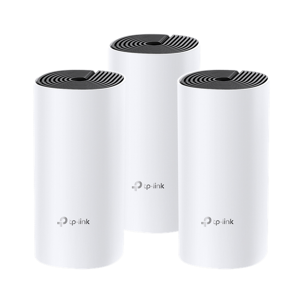 TP-Link Deco M4 AC1200 Mesh Router 2.4 GHz, 5 GHz 1200 Mbps Wifi Speed Dual Band Internal Antenna Ethernet (Cable Broadband)