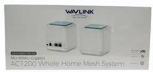 WAVLINK HALO BASE PRO X2 Mesh Router 2.4 GHz, 5 GHz 1000 Mbps Wifi Speed Dual Band Internal Antenna Ethernet (Cable Broadband)