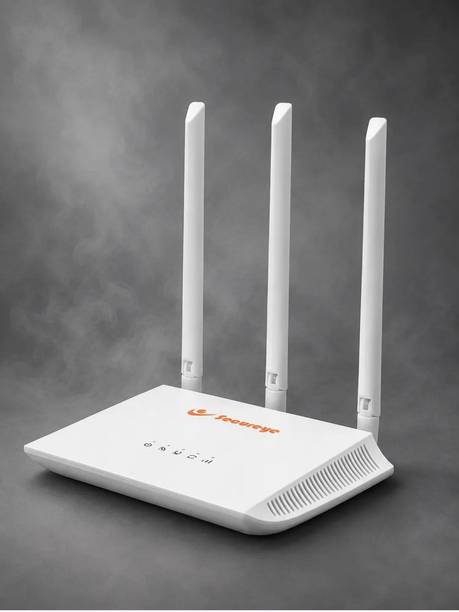 SECUREYE N300 Wifi 4G Router(4GW3)_White_R2 4G Router 2.4 GHz 100 Mbps Wifi Speed Dual Band External Antenna MiFi (Sim Based), Ethernet (Cable Broadband)