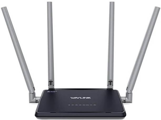 WAVLINK WL-WN529E4 4G SIM Card Slot N300 4G Wi-Fi Router 4*5dBi 4G Router 2.4 GHz 1200 Mbps Wifi Speed Single Band Internal & External Antenna MiFi (Sim Based)