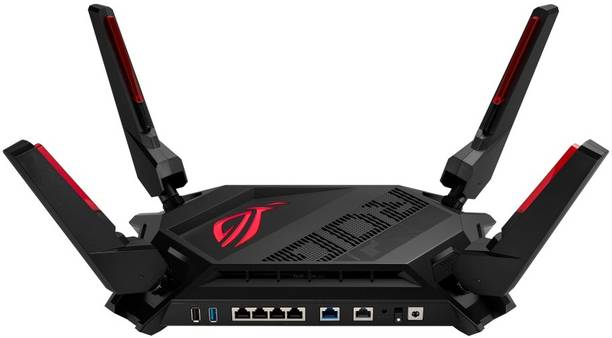 ASUS ROG Rapture GT-AX6000 Mesh Router 2.4 GHz, 5 GHz 4804 Mbps Wifi Speed Dual Band External Antenna Both (Ethernet and ADSL)