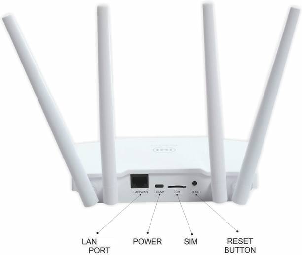 my wifi ALL (5G/4G SIM BUT SPEED 4G) SUPPORTED H&H B525 4g LTE WIFI SIM Router 4G Router 2.4 GHz 300 Mbps Wifi Speed Dual Band External Antenna MiFi (Sim Based)