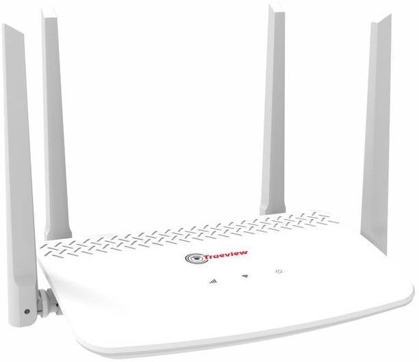 Trueview T18258-A Router 2.4 GHz 300 Mbps Wifi Speed Single Band External Antenna MiFi (Sim Based)