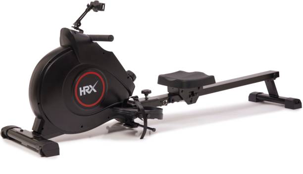 HRX Marsh With Max Weight 120kg & 8 Level Magnetic Resistance For Full Body Workout Rowing Machine