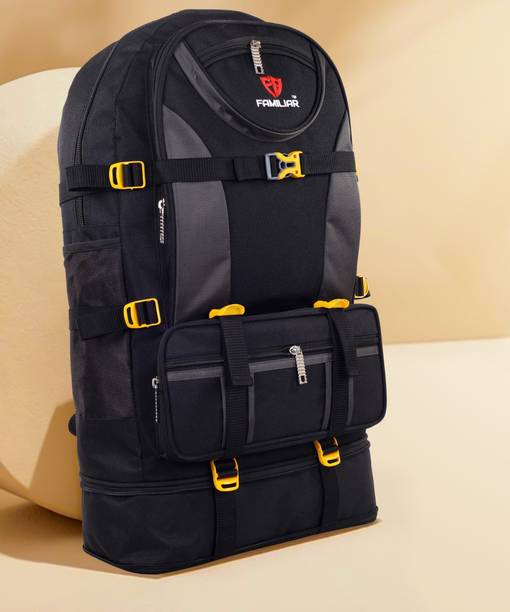 FAM-41 Light-Grey Code Trekking Unisex 60 Liters Rucksack Backpack Trekking & Hiking Expanded Extra Storage Luggage Travel Bag. Rucksack  - 60 L