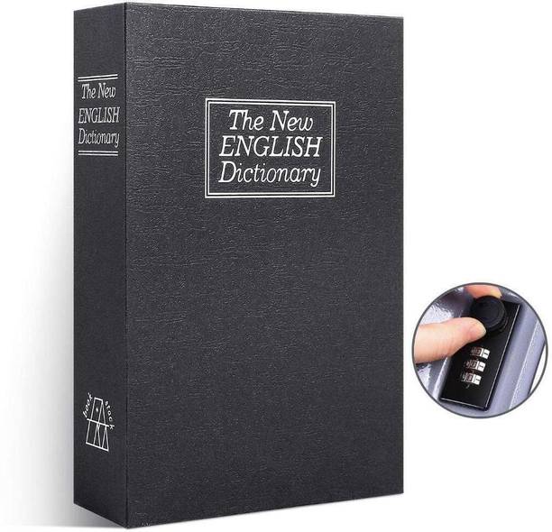 kidgenix Stainless Steel Dictionary Book Hidden Safe Jewelry/Cash Locker for Home Safe Locker