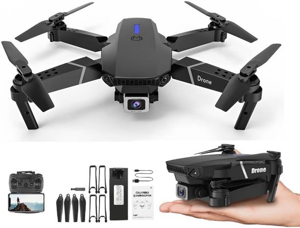 SUKAAVIWILLA Foldable 1080P HD One Key Take Off/Landing 3D Flips Drone with 4k Camera Dronee Drone