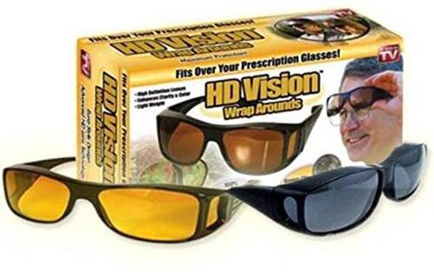 MSPATELCO Night Vision HD Driving Glasses Cycling Goggles