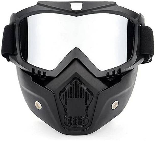Olsic ( Silver Glass ) Protective Bike Riding , Face Sh...
