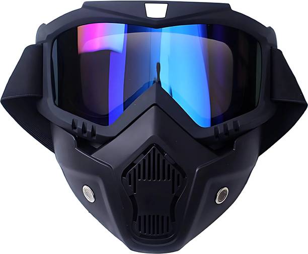 KAVYARA Riding Armor Face Protective Cover Windproof Mercury Glasses with Dust Filter Decorative Mask