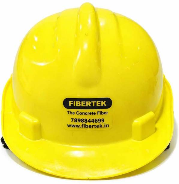 FIBERTEK - THE CONCRETE FIBER Heavy Duty Industrial Safety Helmet | Industrial Hard Hat with Adjustable Strap For Men & Women Construction Helmet