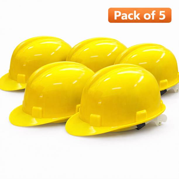 STYLERA 5PCS Industrial Safety Helmet with Adjustable Safety Hard Hat for Factory Site & Construction Helmet