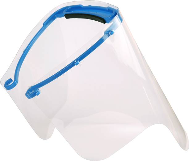 MAXCARE Ear To Ear Cover Safety Face Shield Pack of 4 PCS Safety Visor