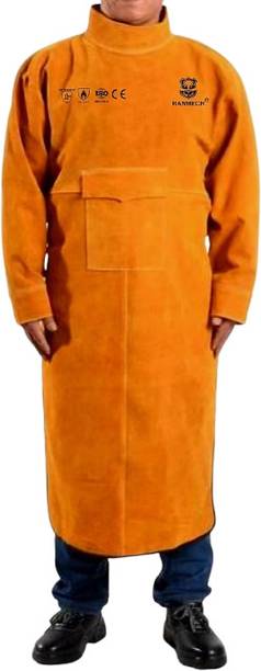 HANMECH Leather Welding Work Heavy Duty Welding Leather Jacket Safety Jacket