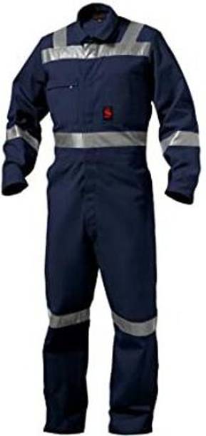 CLUB SEVENTY TWO Hi-Visibility Blue, XXL Pure Cotton Men's Coverall Boiler Suit Superb Uniform Safety Jacket