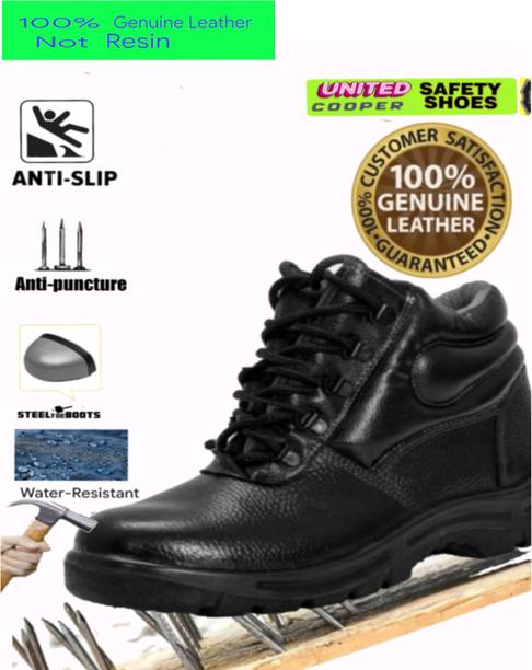 UNITED COOPER Steel Toe Leather Safety Shoe