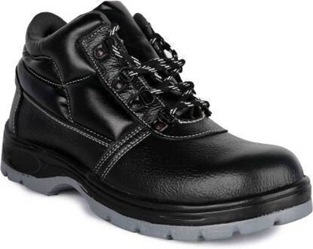 Restroad Steel Toe Leather Safety Shoe