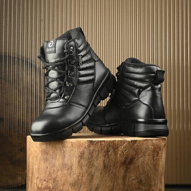 Ozarro Steel Toe Leather Safety Shoe