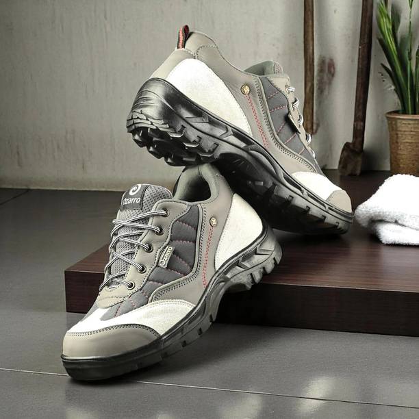 Ozarro Steel Toe Genuine Leather Safety Shoe