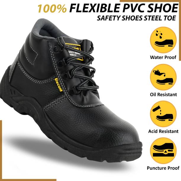foot trends Steel Toe Synthetic Leather Safety Shoe