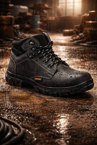 FROSINO Steel Toe Synthetic Leather Safety Shoe