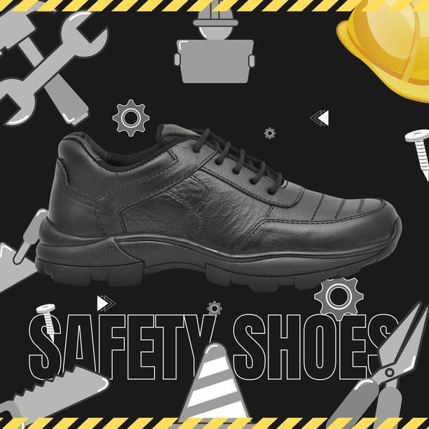 trishivra Steel Toe Leather Safety Shoe