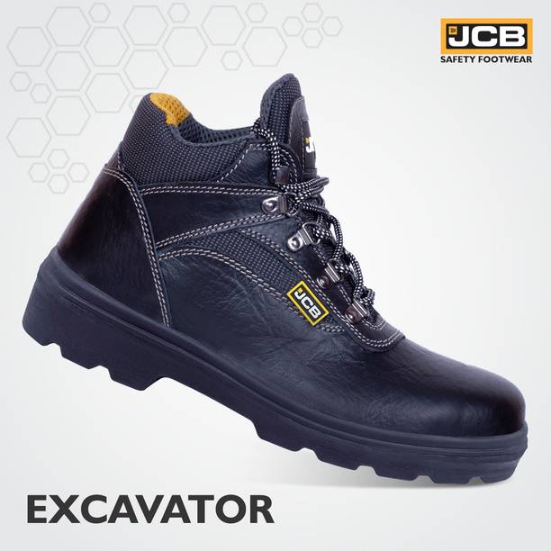 JCB Steel Toe Genuine Leather Safety Shoe