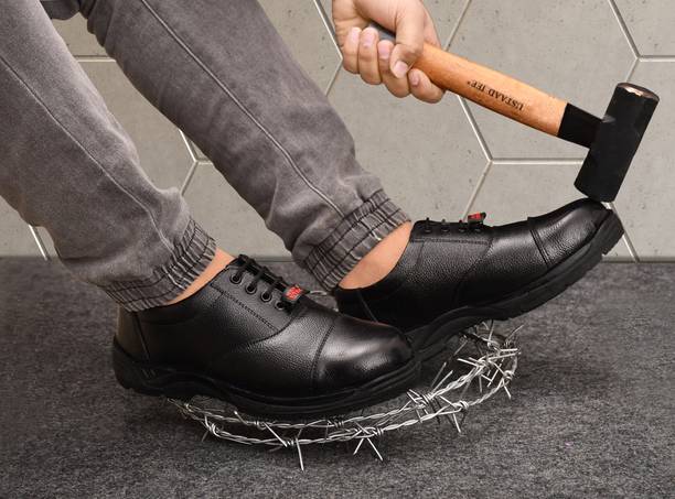 kay1steel Steel Toe Genuine Leather Safety Shoe